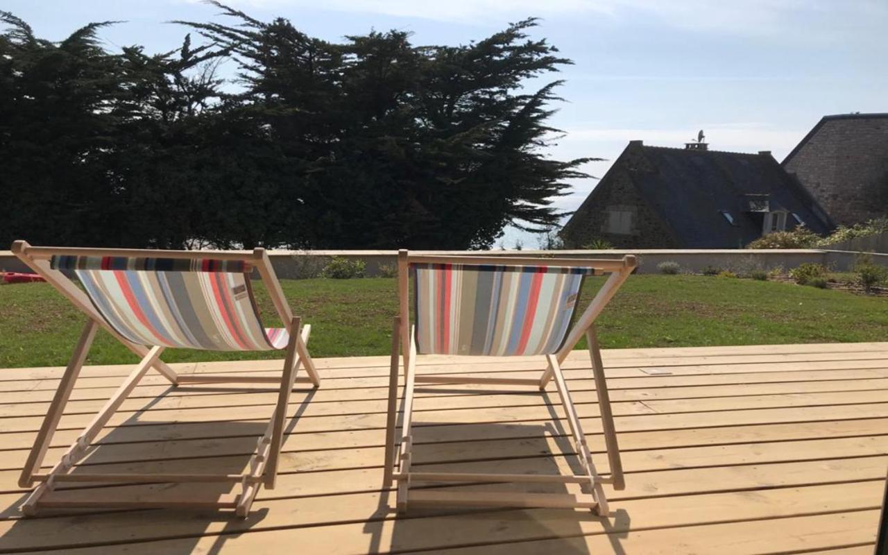 Les Terrasses De Piegu - Vue Mer Et Plage A 200 M Pleneuf-Val-Andre Exteriör bild